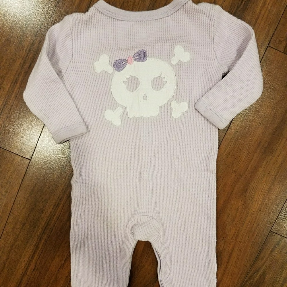 Amy Coe Purple Skull Romper